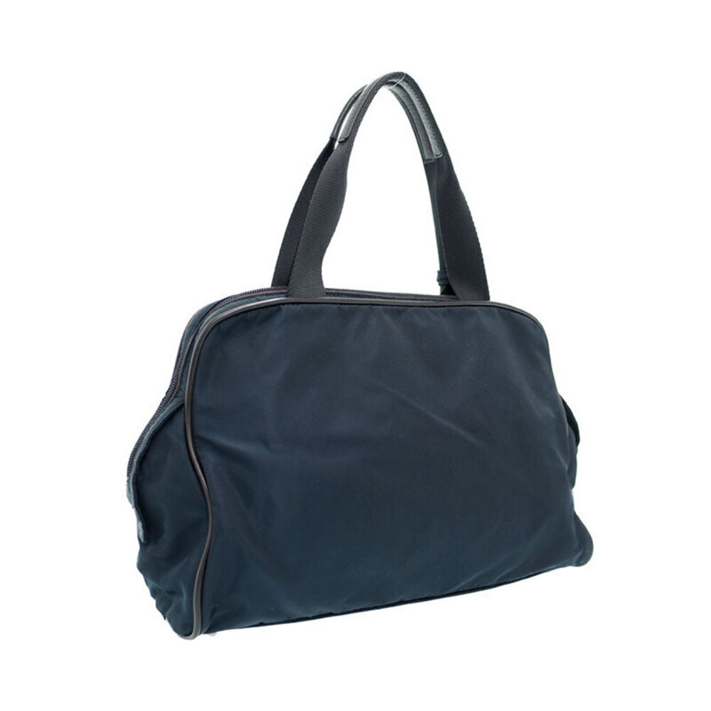 Prada closure zip nylon Tessuto handbag top Blue - Picture 1 of 9